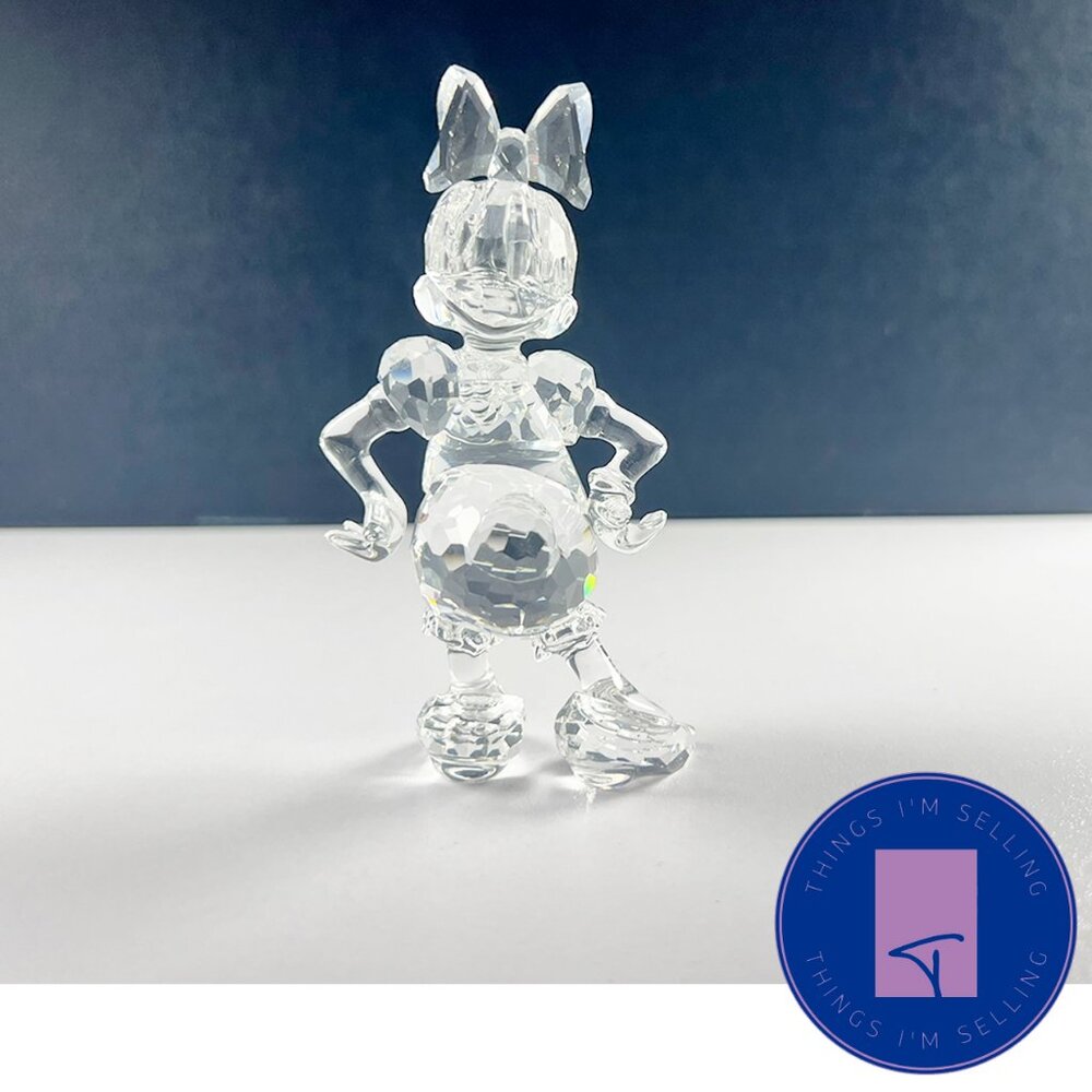 Swarovski Figure 687320 Disney Daisy Duck 10.5 Cm. Top Condition